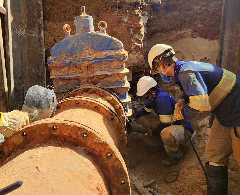 Bairro Alvorada recebe melhoria em sistema de abastecimento de água