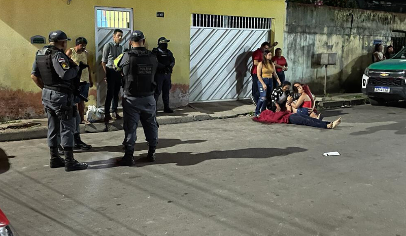 Vídeo mostra homem sendo executado a tiros em Manaus