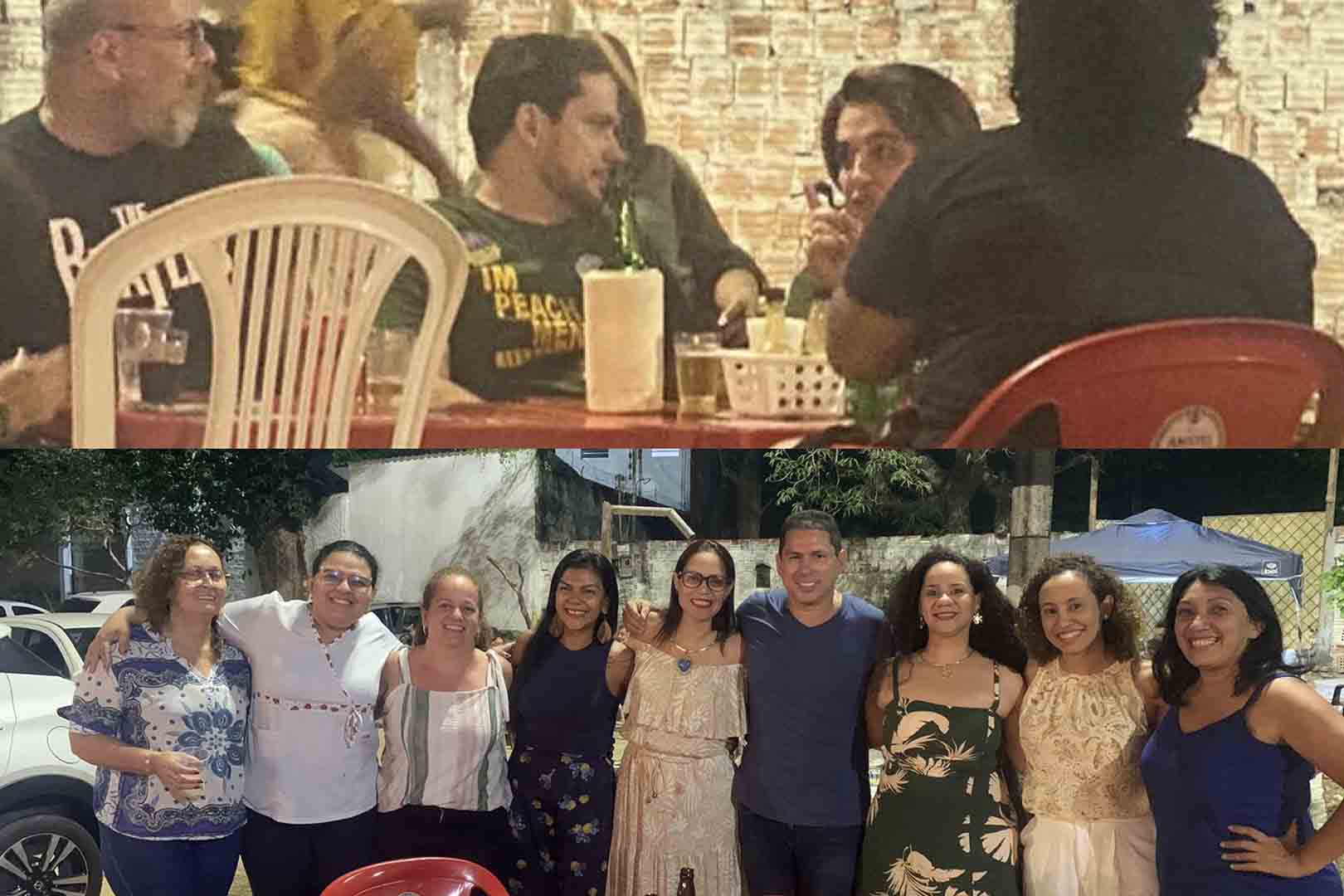 Marcelo e Alberto Neto vão ao Barrigudos; um foi bem recebido, já o outro...