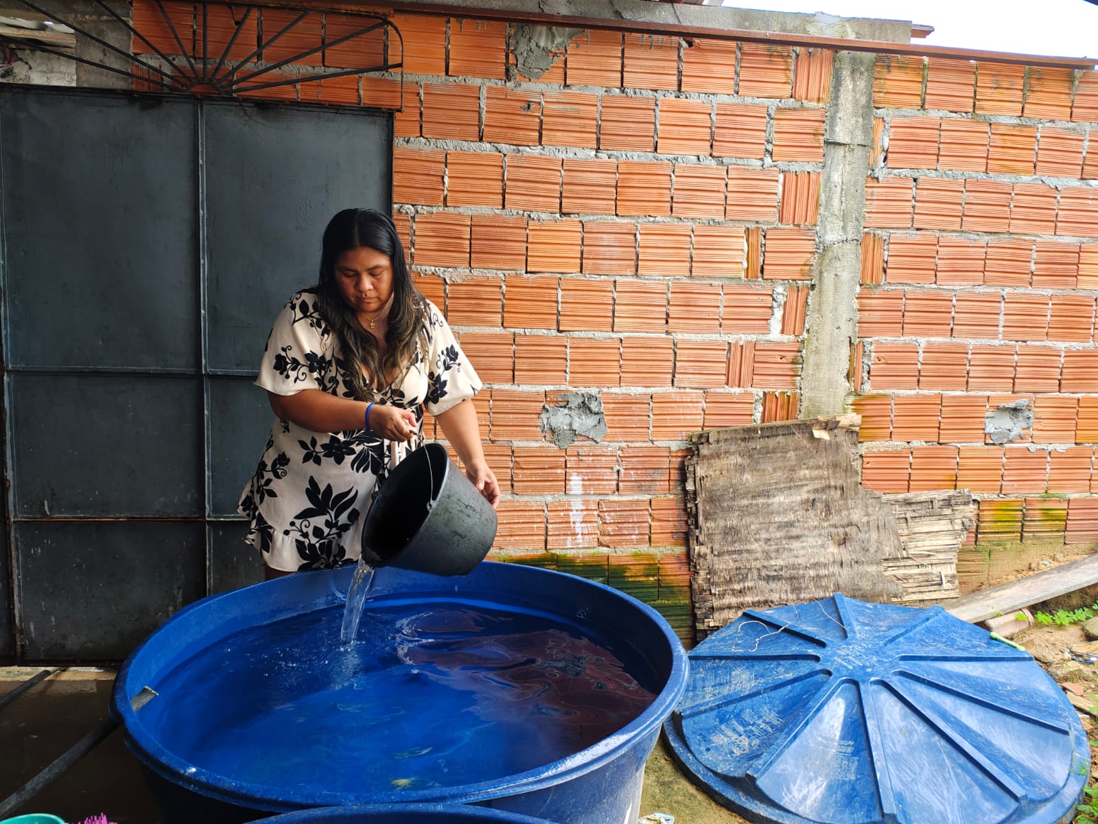Comunidade Lago Azul recebe obras de abastecimento de água