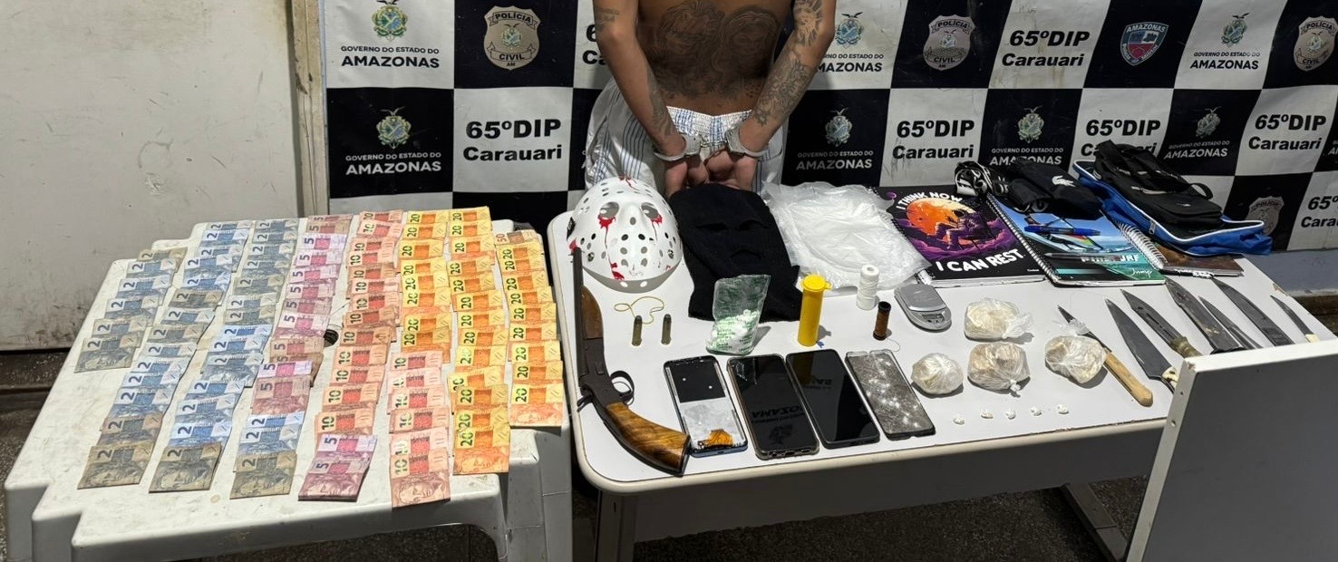 “Carreirinha” é preso por cárcere privado, tortura e tráfico de drogas em Carauari