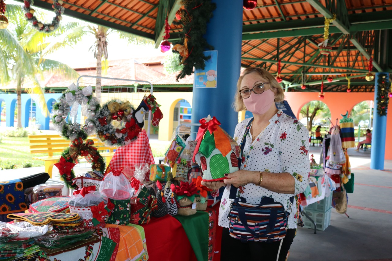 Parque Municipal do Idoso recebe ‘Feira de Artesanato Natalina’