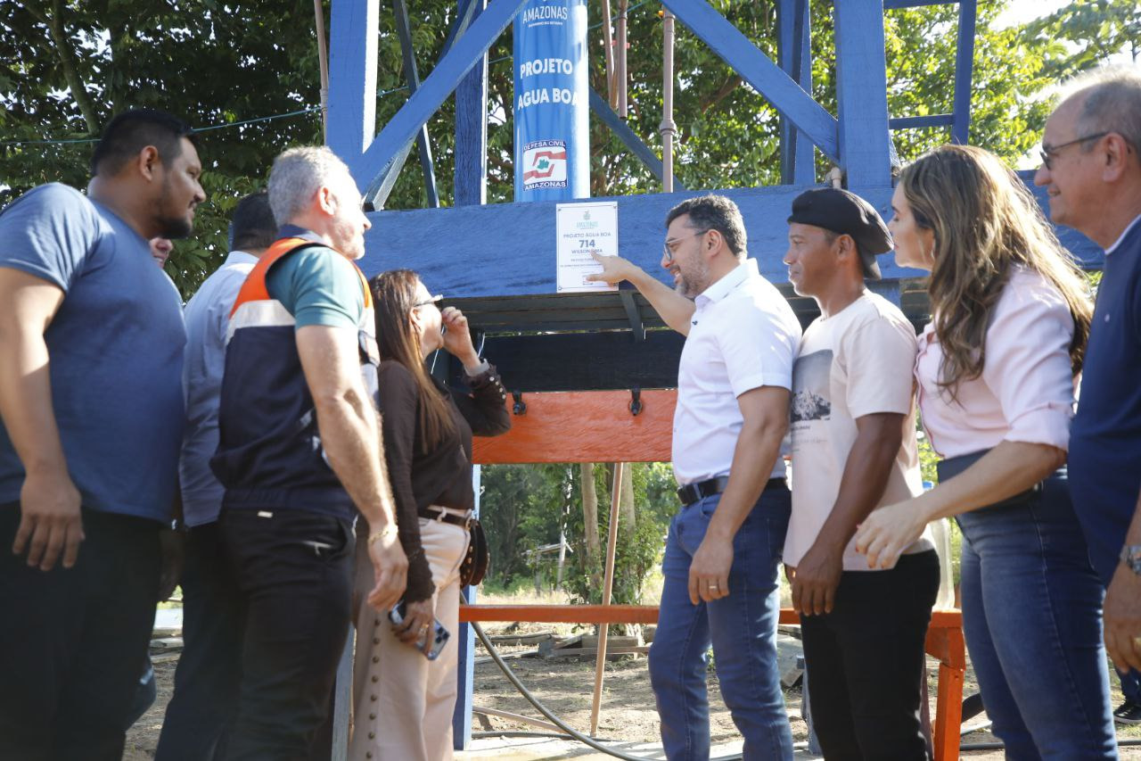 Wilson Lima entrega nova unidade do Água Boa em comunidade de Manacapuru