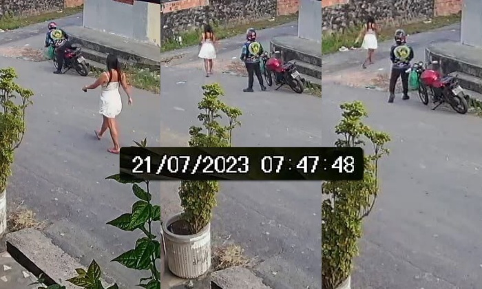 Mototaxista persegue mulher enquanto se masturba em Manaus
