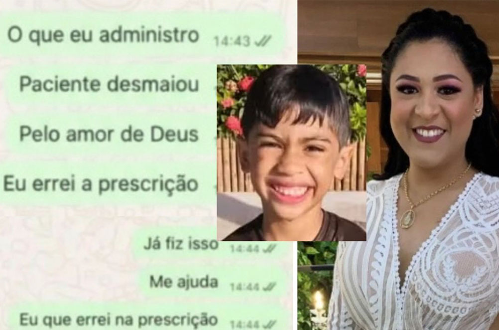 Em mensagens vazadas, médica diz que errou no 'Caso Benício'; leia
