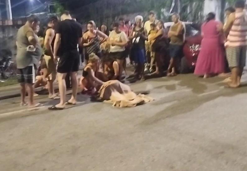 Acidente entre carro e moto deixa homem morto em Manaus