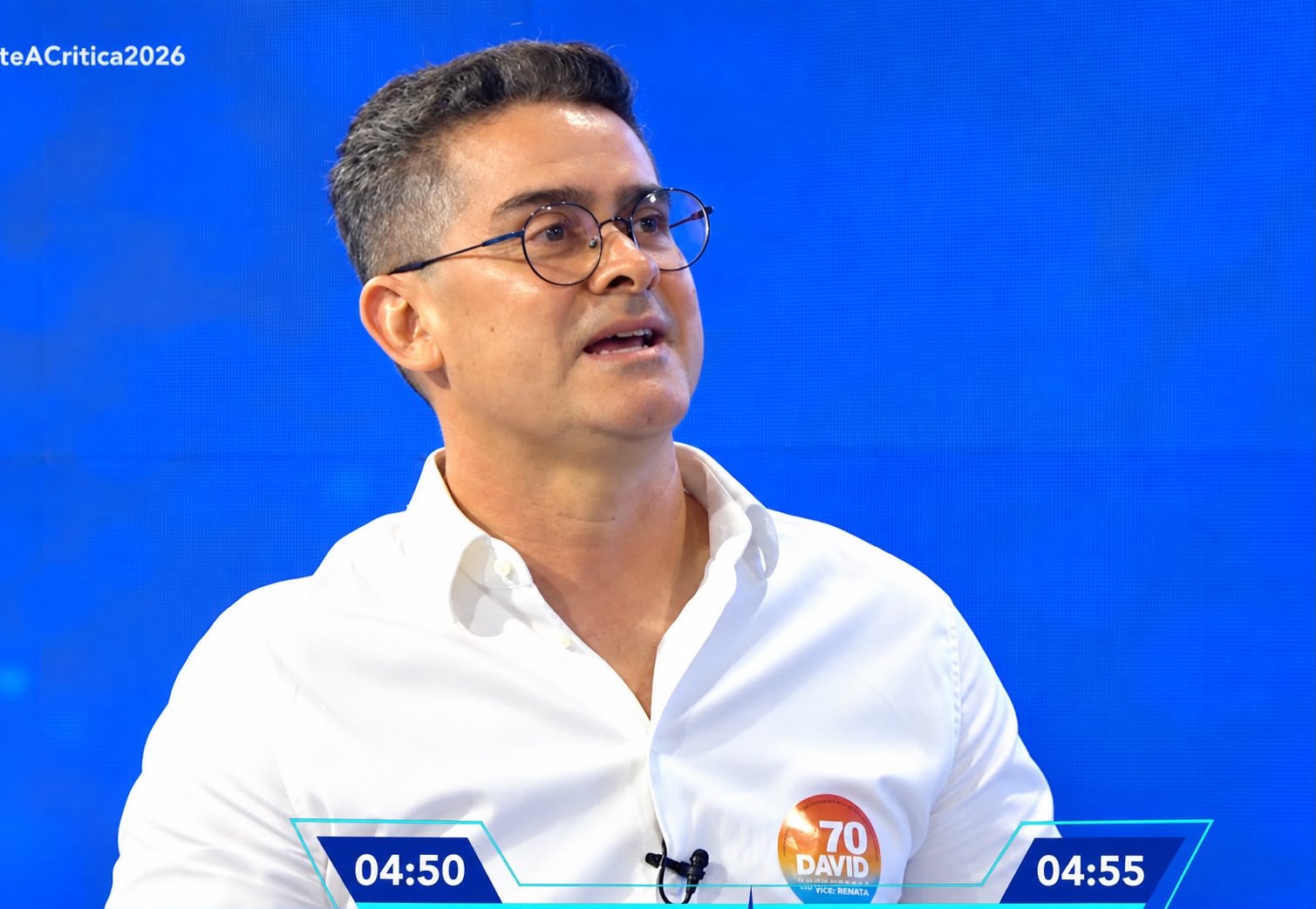 No debate, David destaca valorização dos professores e grandes entregas na Educação