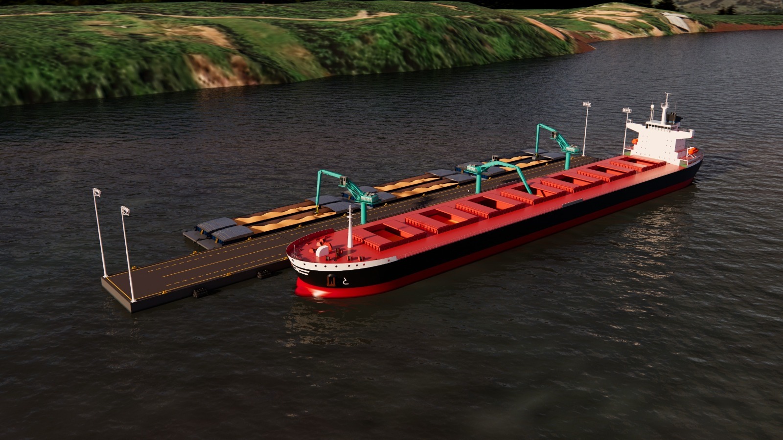 Super Terminais anuncia novo porto para transbordo de grãos em Itacoatiara