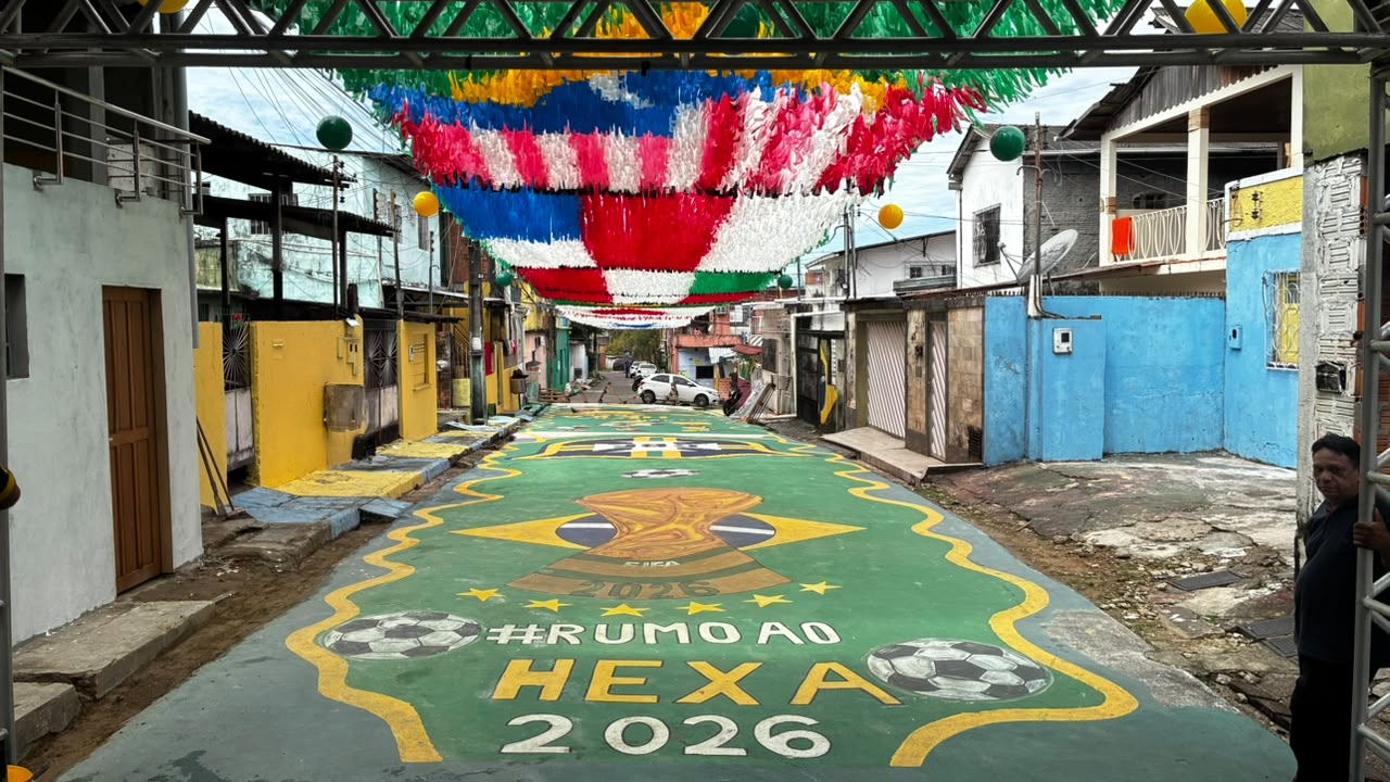 Rua Santa Isabel exibirá jogos do Brasil em telão LED e terá shows para animar torcedores