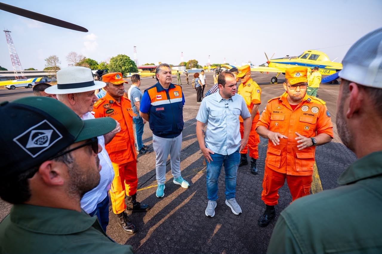 Roberto Cidade solicita mais apoio federal para combater queimadas
