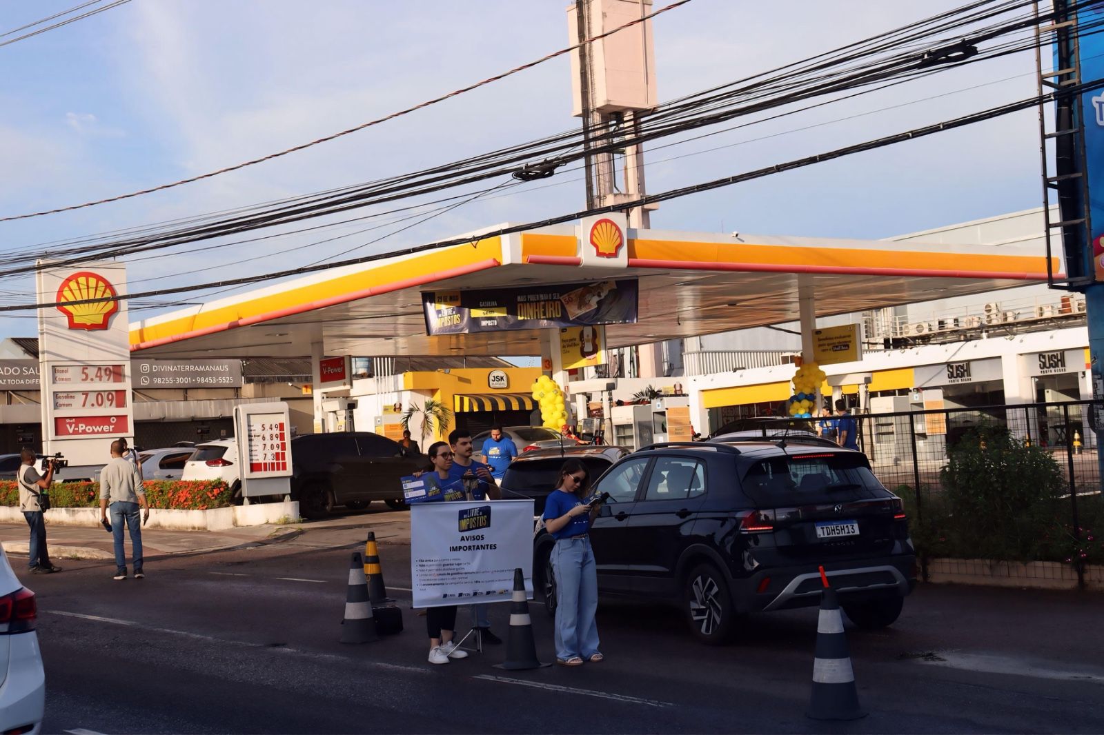 Litro da gasolina será vendido a R$ 5,99 em Manaus na quinta-feira (28)