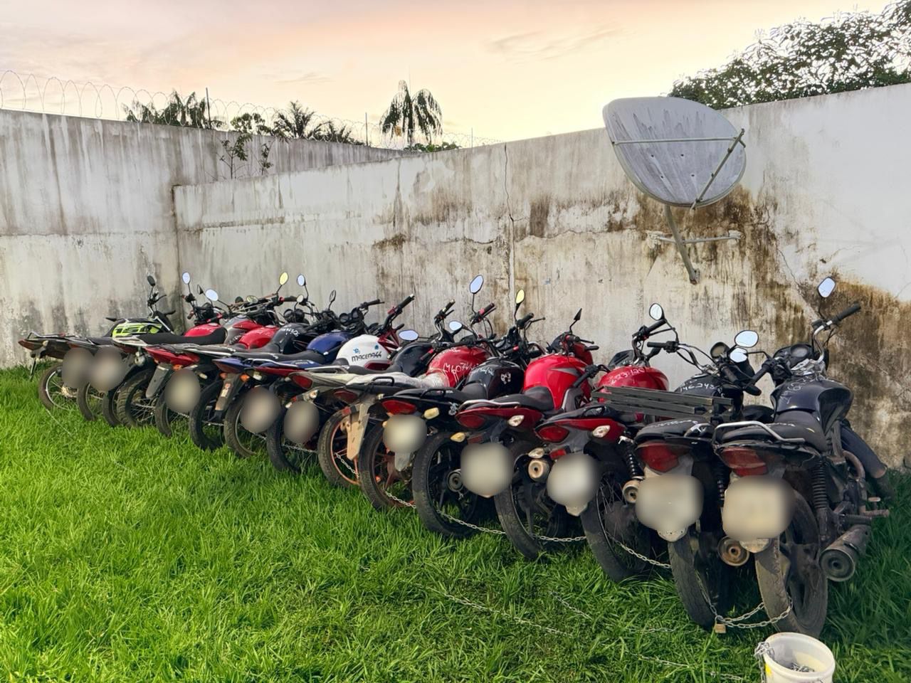 Em Caapiranga, PC-AM apreende 17 motocicletas com restrição de roubo e furto