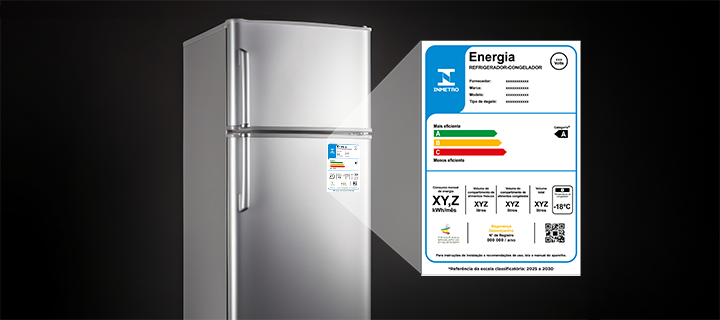 Nova etiqueta do Inmetro para refrigeradores entra em vigor a partir de 1º de Janeiro de 2026