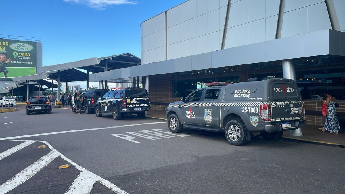 Trio é preso por roubo a joalheria em shopping de Manaus