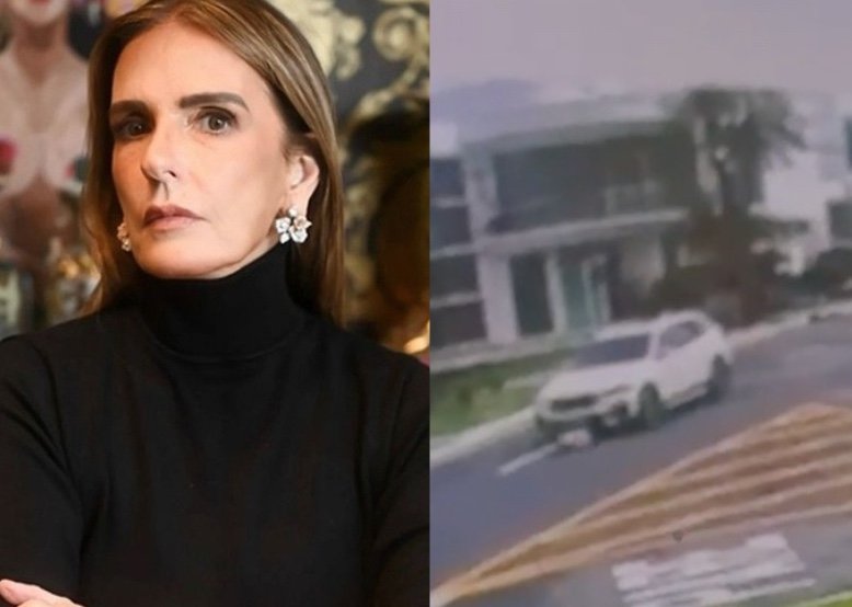 Imagem forte: vídeo mostra atropelamento de Angela Bulbol em condomínio de Manaus