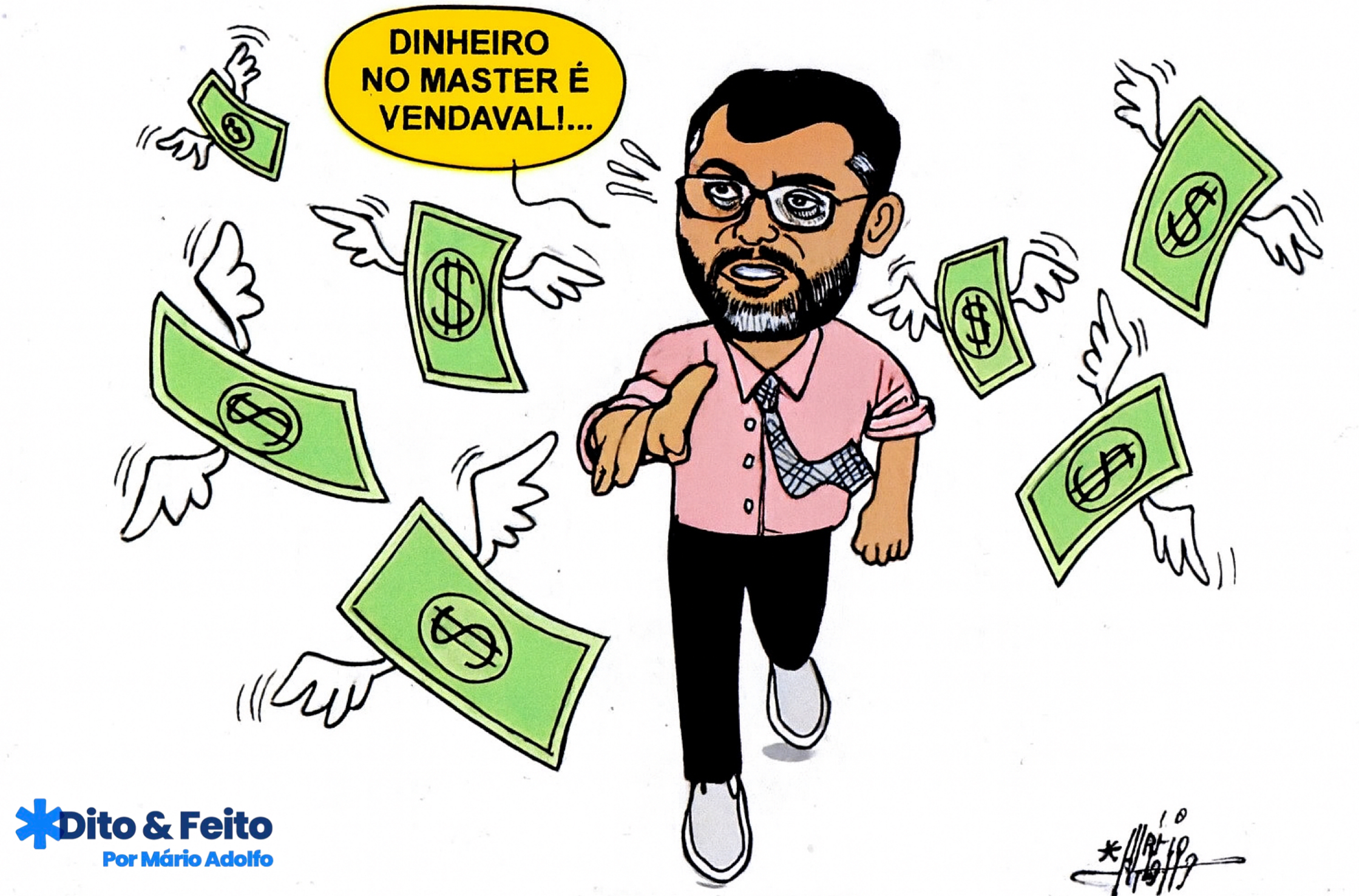 Dito & Feito - DEU RUIM! – Amazonprev aplicou R$ 50 milhões no banco Master antes da liquidação