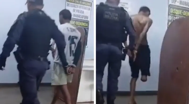Vídeo: dupla é presa em flagrante por roubo de celulares na rodovia AM-352