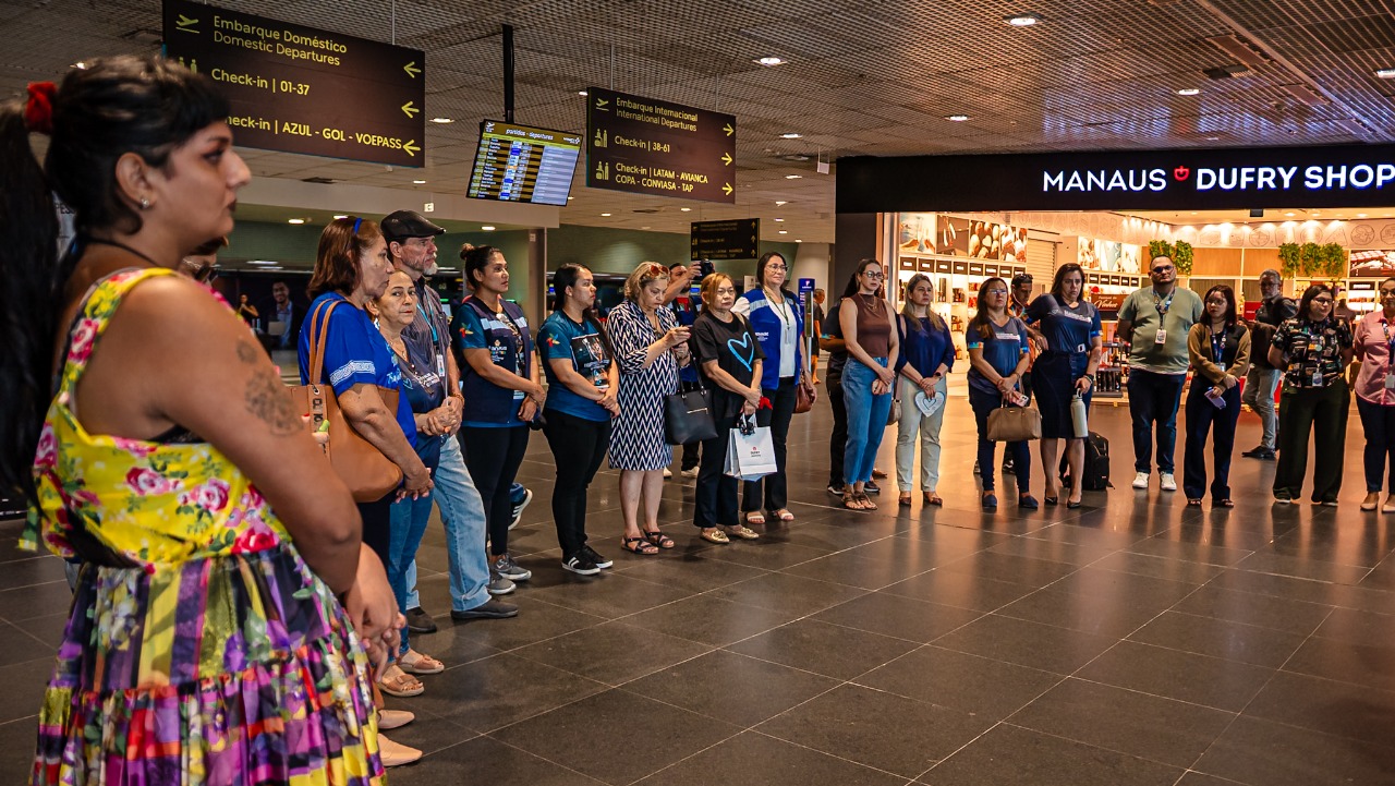 Manaus Airport reforça campanha contra o tráfico humano