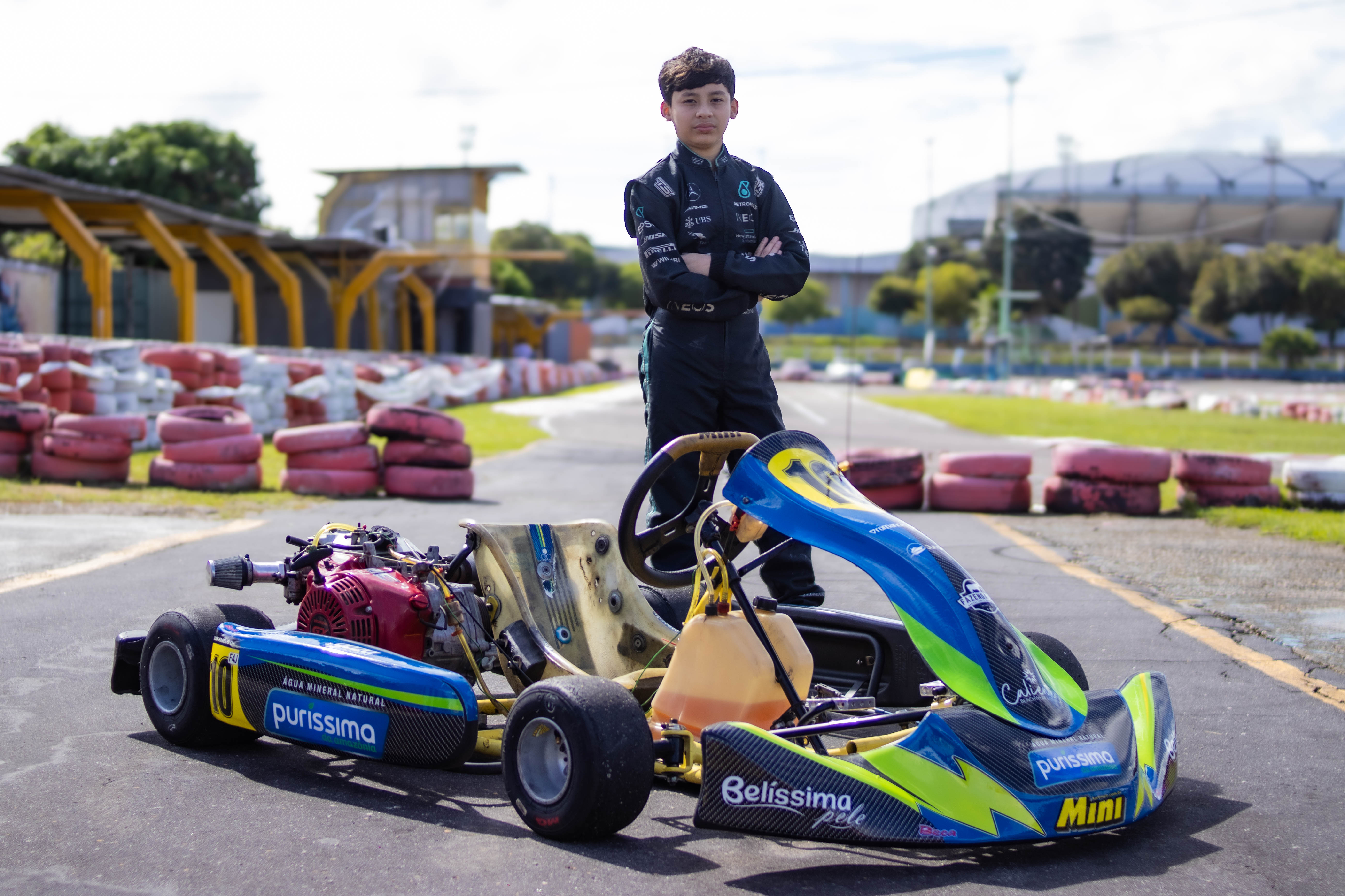 Caleb Rabelo brilha e vence a 3ª etapa do Campeonato Amazonense de Kart 2025