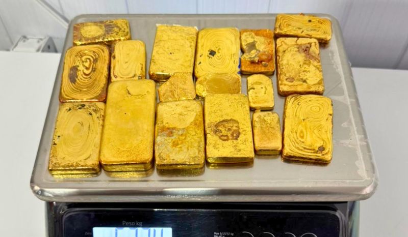 Exército apreende mais de 5 kg de ouro ilegal na fronteira com a Colômbia