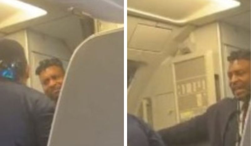 Vídeo: passageiro senta no lugar de outra pessoa, xinga comissária e é expulso de voo