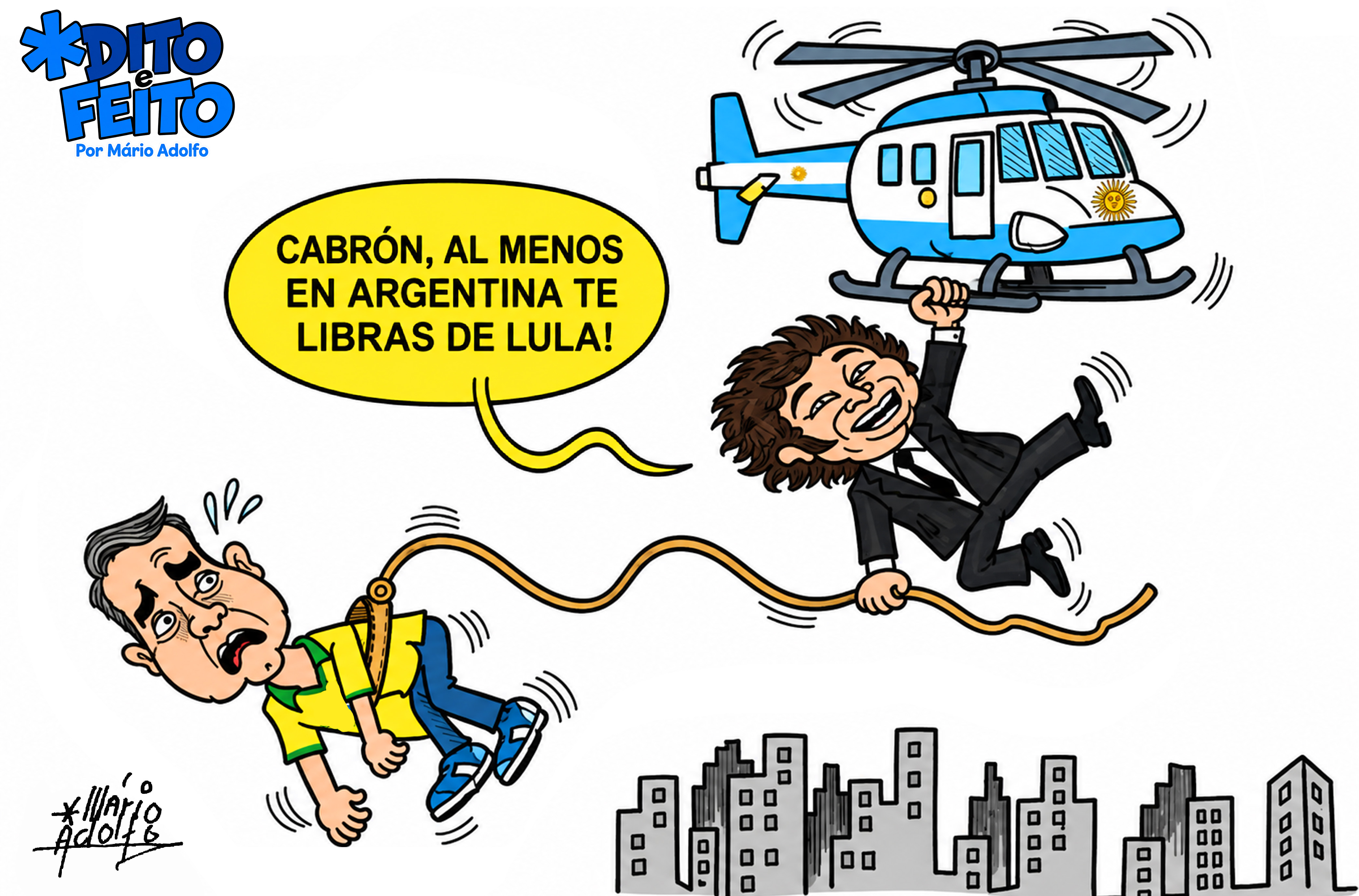 Dito & Feito: FUGIU, DESAPARECEU, ESCAFEDEU-SE!