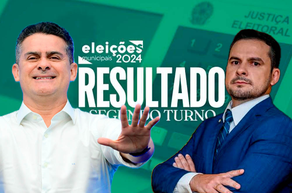 Confira a apuração dos votos para prefeito de Manaus entre David Almeida e Alberto Neto