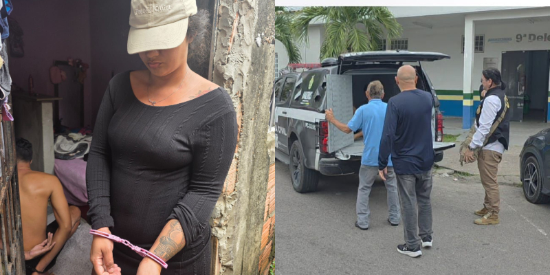 Vídeo: casal é preso suspeito de roubo a loja de cosméticos no bairro São José