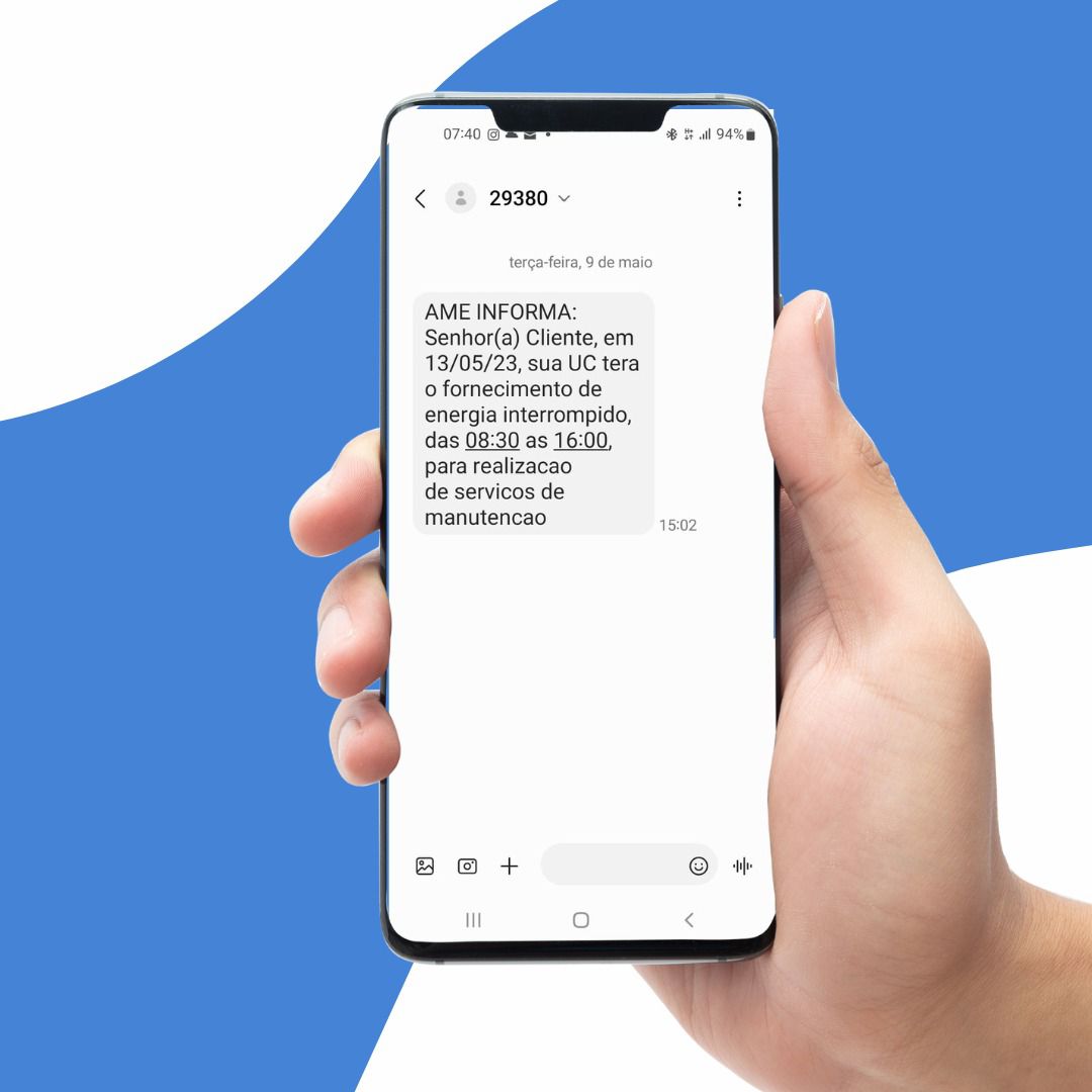 Amazonas Energia está usando SMS para manter clientes informados