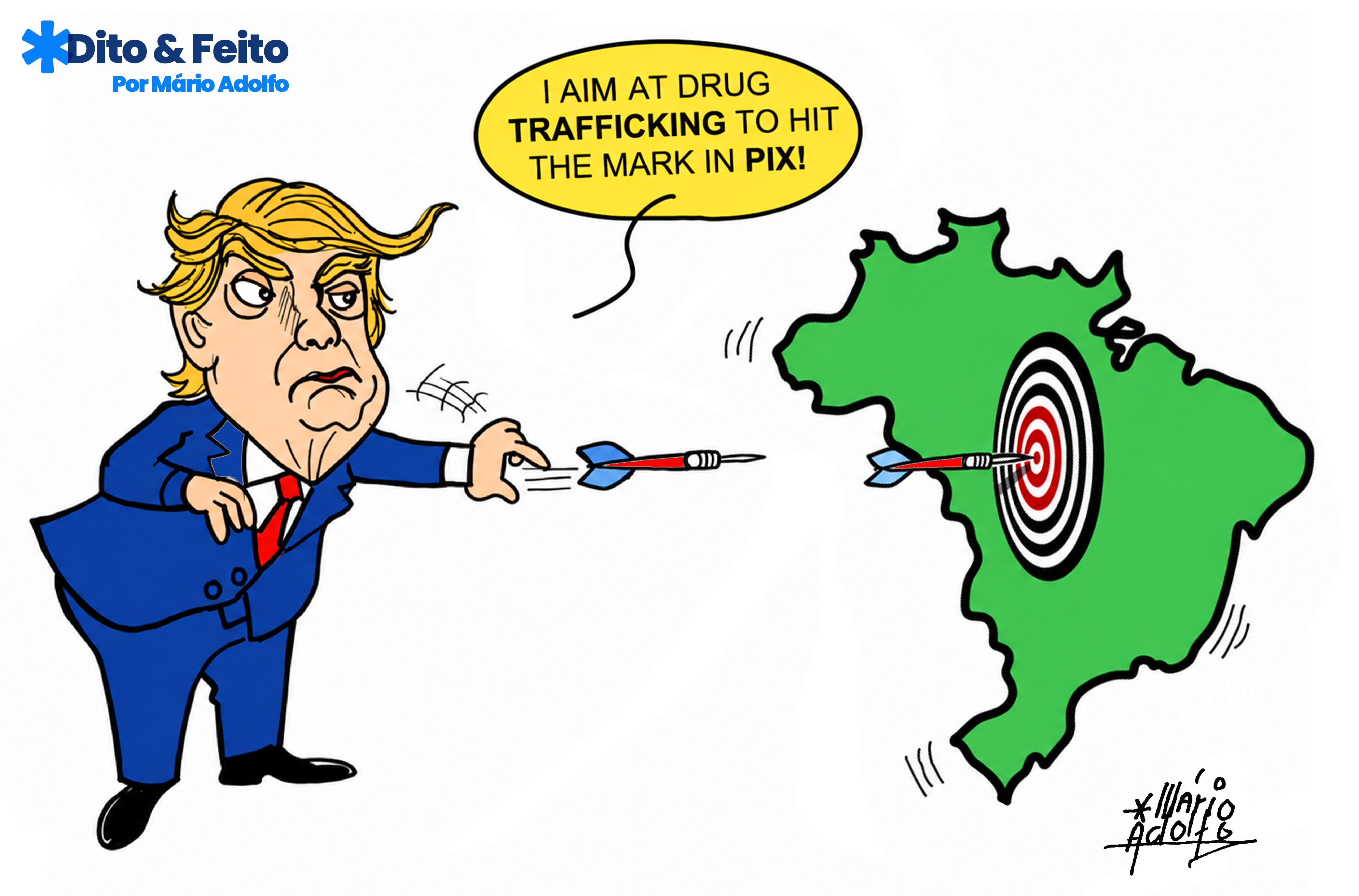 Dito & Feito - A verdadeira  intenção dos EUA é sujeitar as decisões do Brasil aos interesses deles