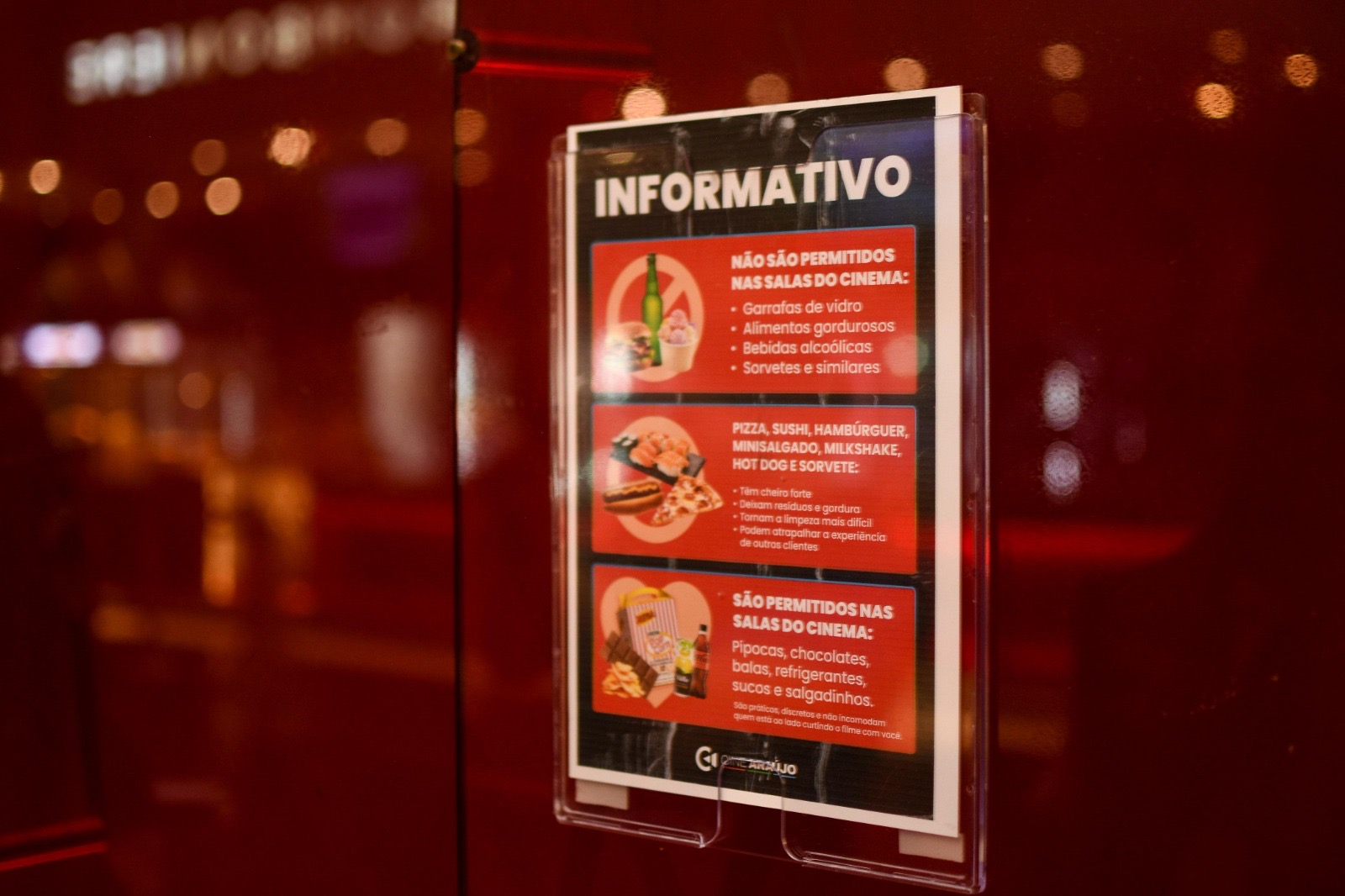 Cinema de Manaus é autuado por proibir entrada com alimentos externos
