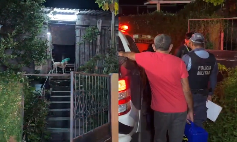 Imagem forte: Idoso é degolado após ter a casa invadida por criminosos no Manoa