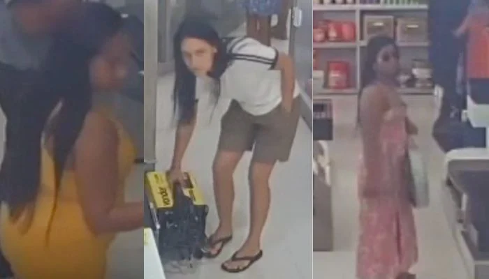 Vídeo: mulheres são flagradas furtando máquina de solda em loja na Zona Norte de Manaus