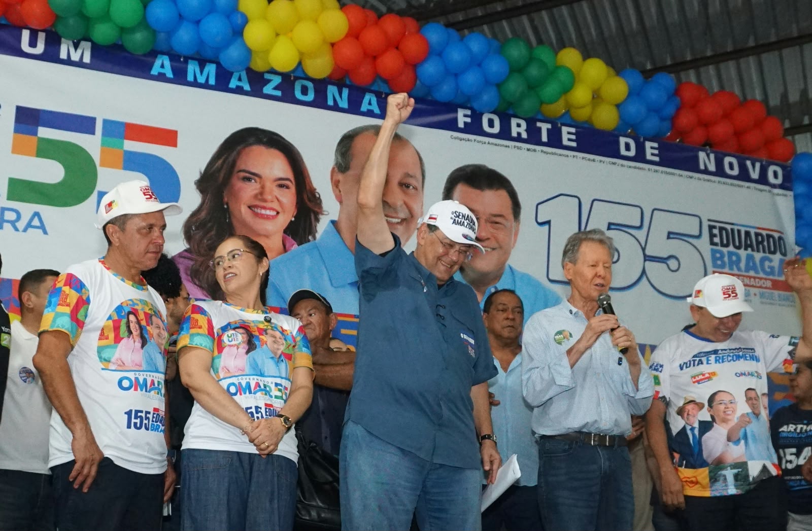 Arthur ganha espaço no MDB e leva campanha a 17 municípios do Amazonas