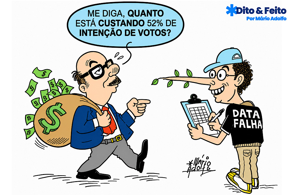 Dito & Feito - Cuidado! Pesquisa 'fabricada' é crime