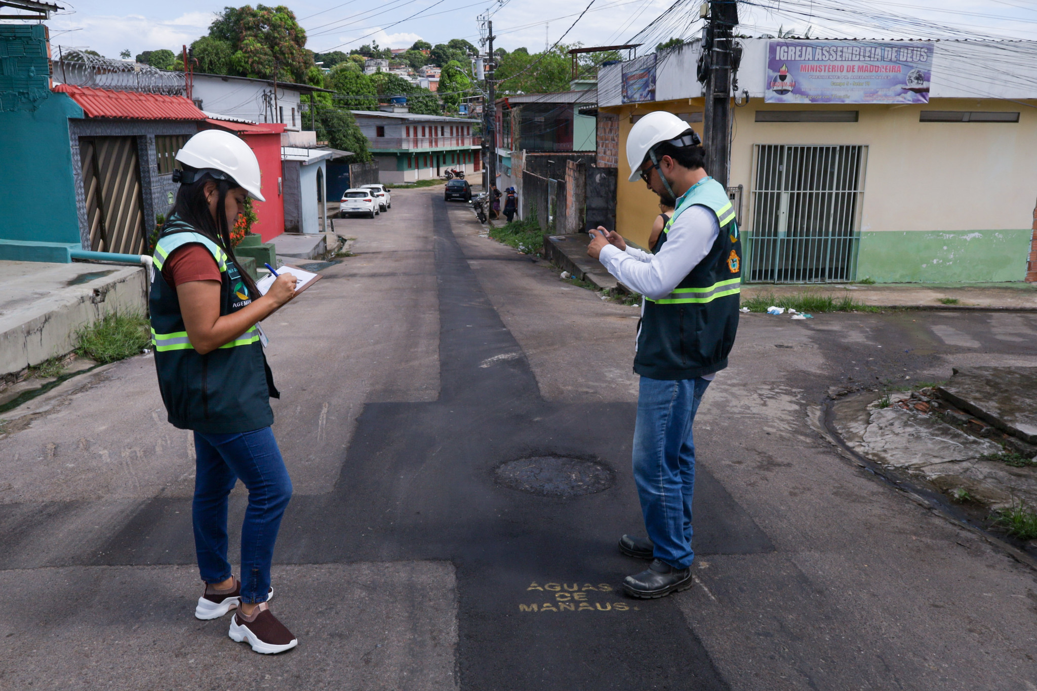 Ageman realiza mais de mil vistorias em julho para fiscalizar obras de saneamento em Manaus