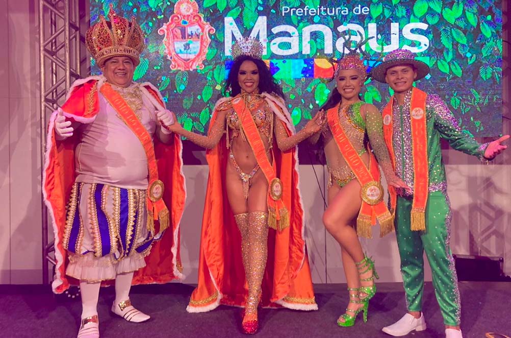 Carnaval 2024 de Manaus já tem rainha e Rei Momo; saiba quem são