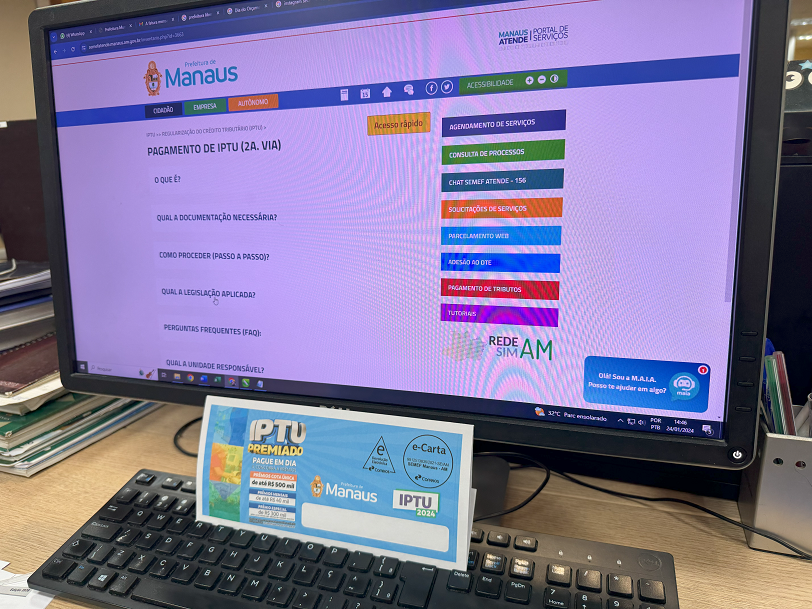 Notificações e guias do IPTU 2024 são disponibilizados para consulta via web