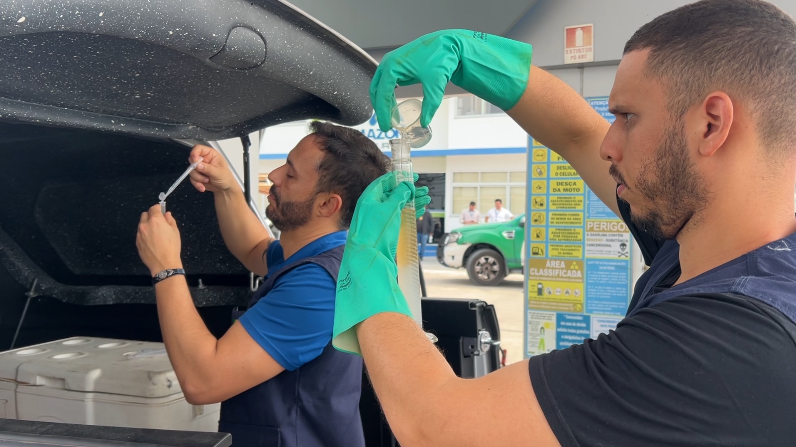 SSP-AM faz operação integrada de fiscalização em postos de gasolina da zona norte de Manaus
