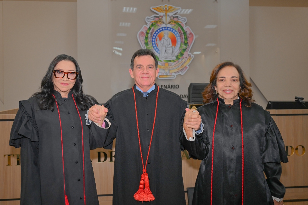 Airton Gentil, Onilza Gerth e Vânia Marinho são escolhidos para dirigir o TJAM no biênio 2027/2028