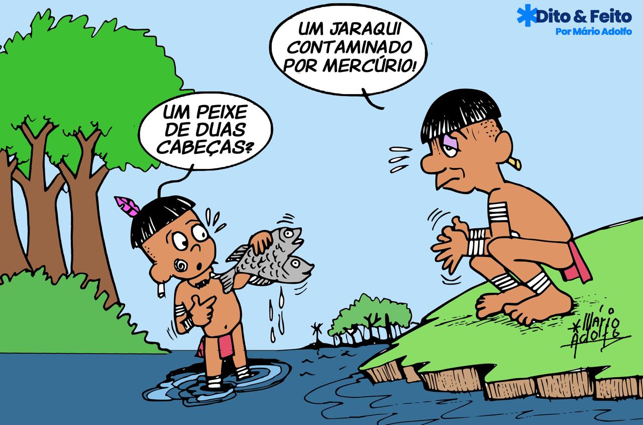 Dito & Feito: GREENPEACE ALERTA - Em dois meses, garimpo destruiu área de 462 campos de futebol e na Amazônia