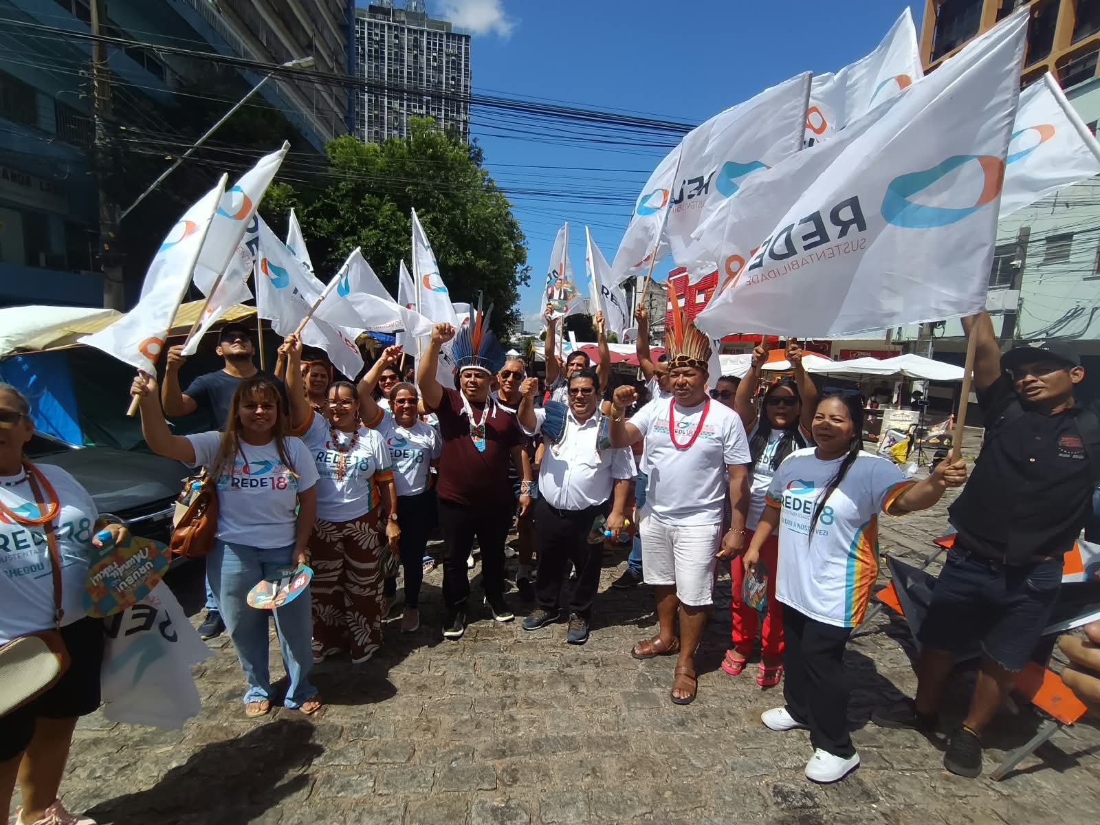 Federação REDE-PSOL inicia campanha com caminhada no Centro de Manaus neste domingo