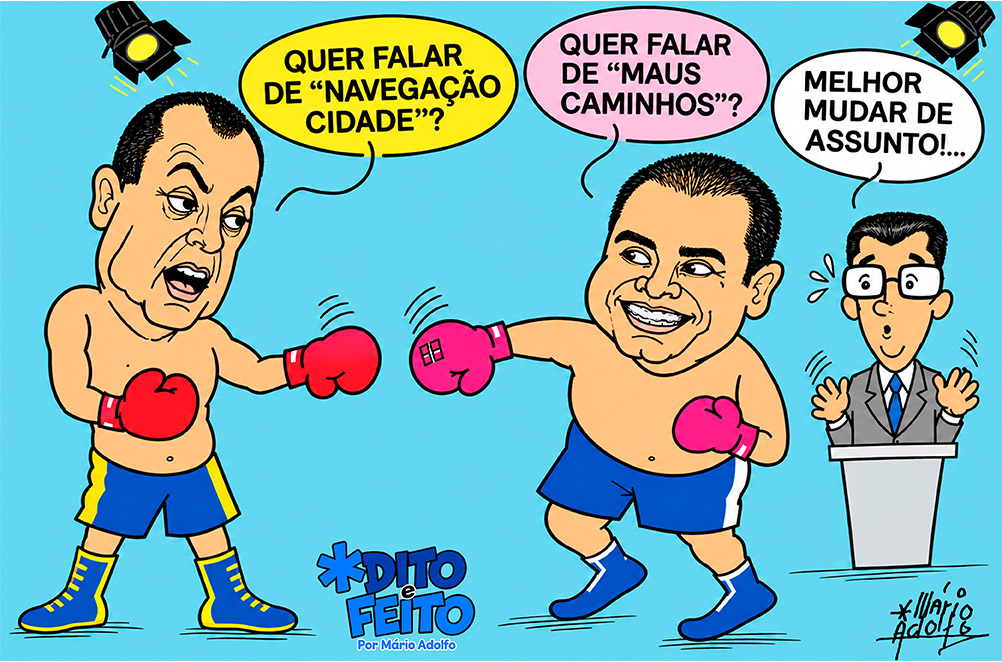 Dito & Feito - Cobras lagartos no debate da TV Norte/ SBT