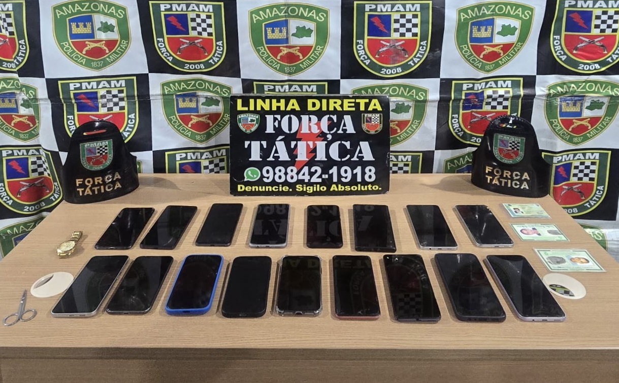 PMAM recupera 17 aparelhos celulares furtados em Parintins
