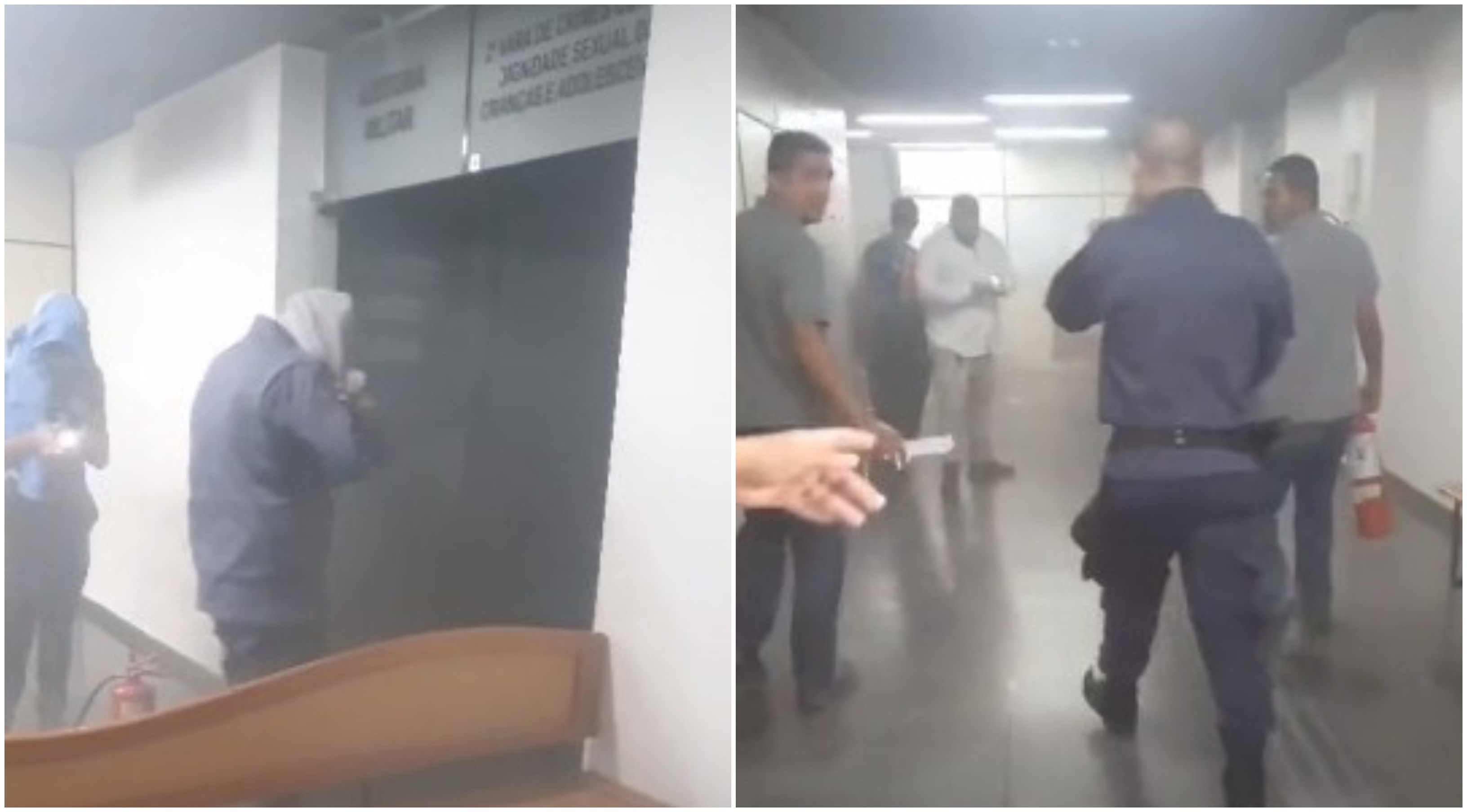 Vídeo: incêndio atinge Fórum Henoch Reis