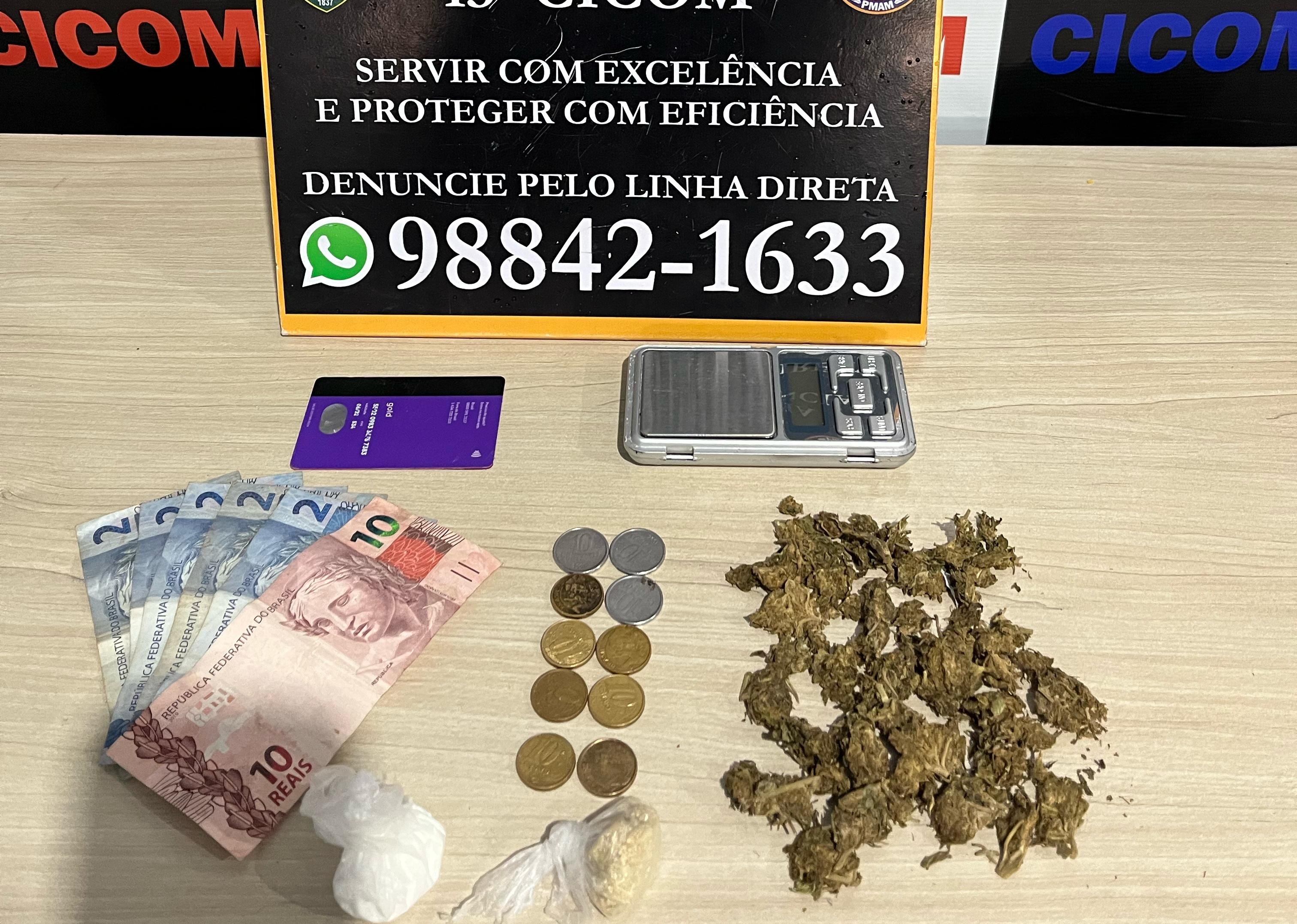 Foragido é capturado vendendo drogas em ponte no bairro Cidade de Deus
