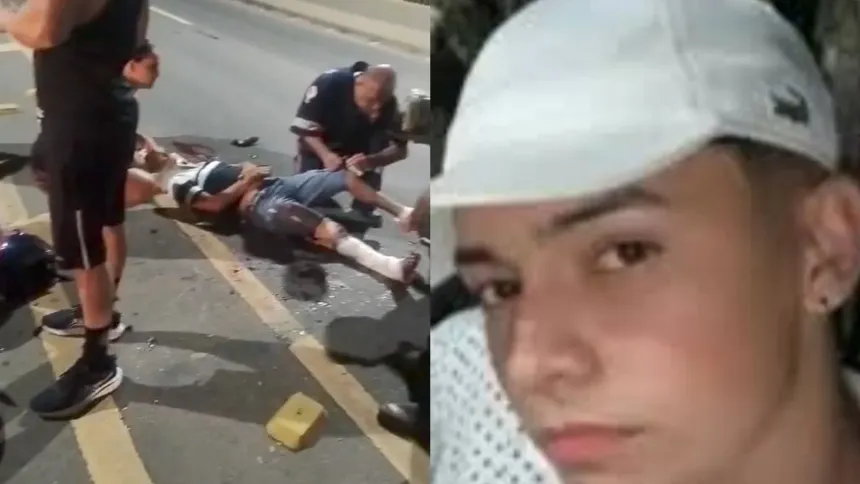 Vídeo: Motociclista atropelado por carreta na Ponte Rio Negro morre em Manaus