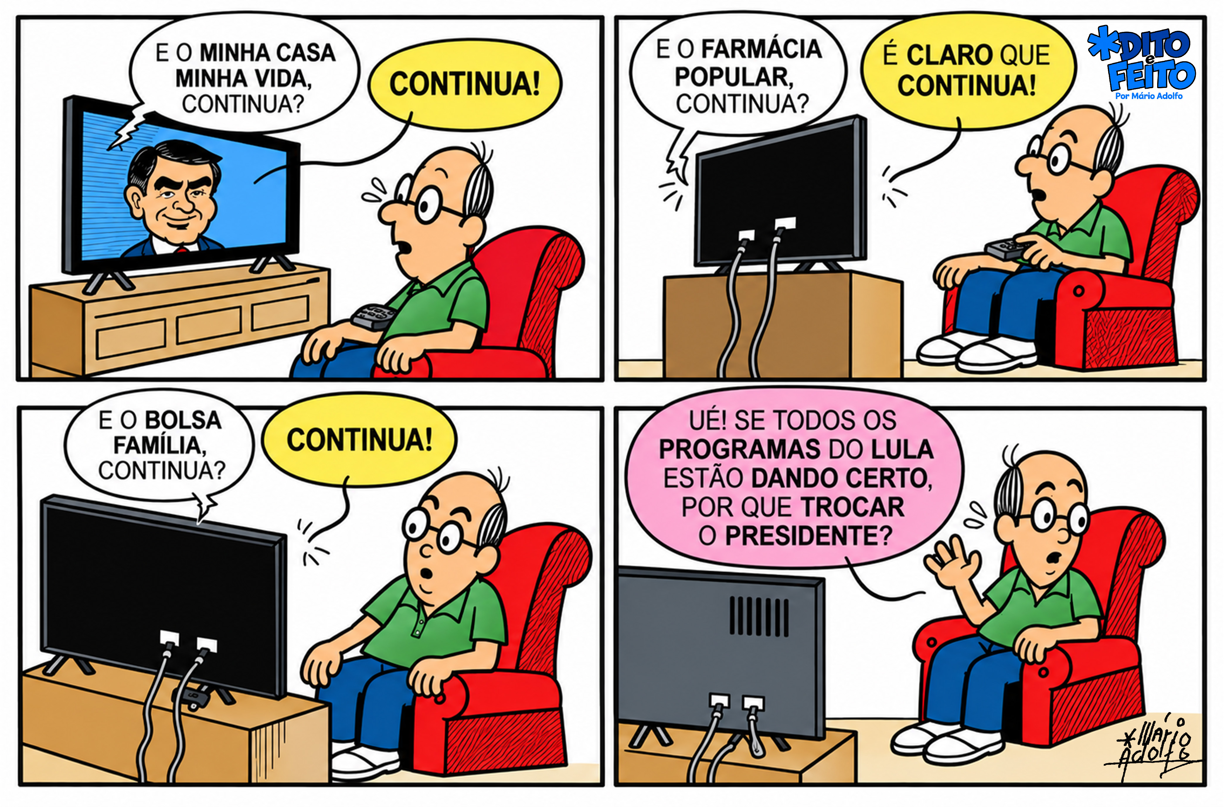 Dito & Feito: FLÁVIO MUDA DE OPINIÃO COMO  QUEM MUDA DE CAMISA