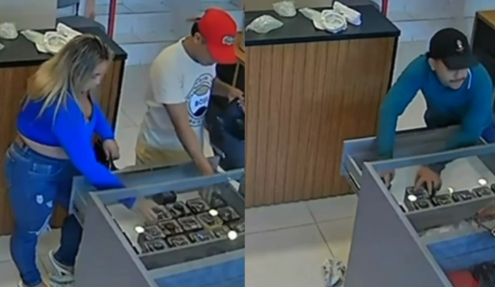 Vídeo: trio é preso após assalto a loja em Manaus com o prejuízo de mais de R$ 10 mil