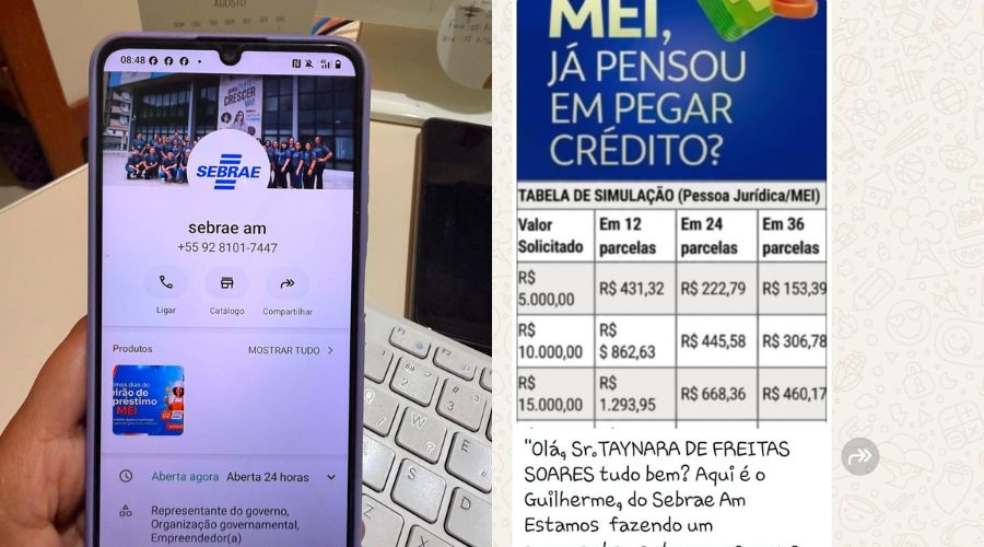 Sebrae AM alerta sobre golpe de falsos agentes que usam nome da instituição